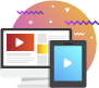 Icono de plataformas virtuales